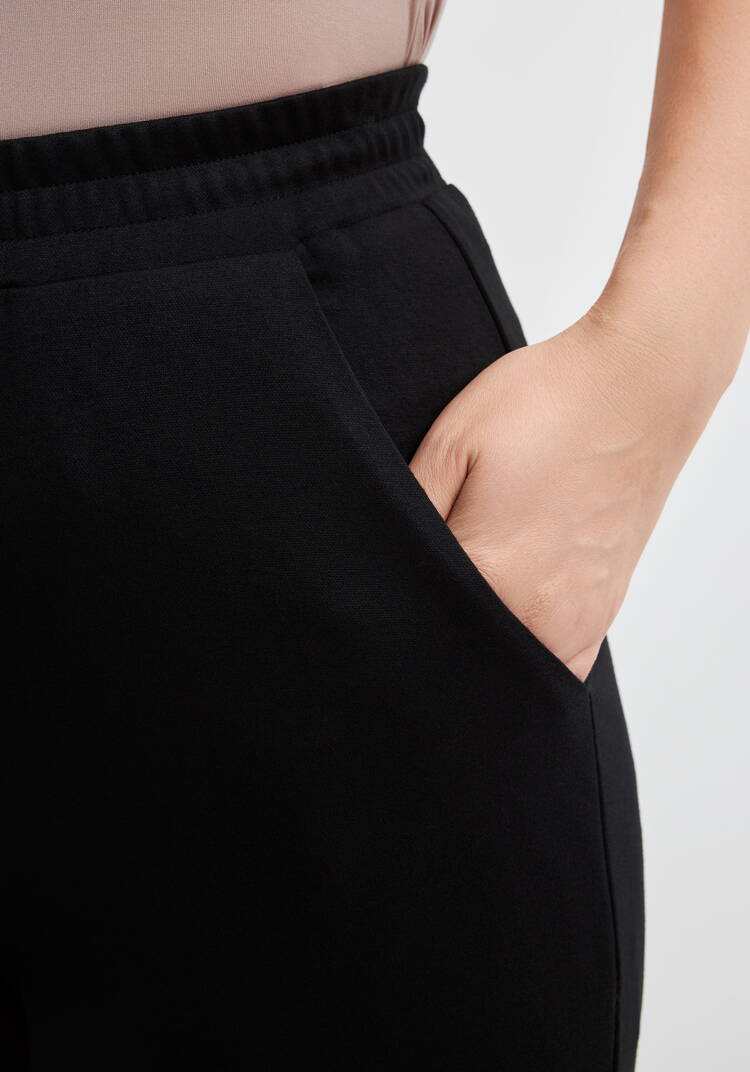 Брюки трикотажные свободного кроя шир.  750, рис. 5