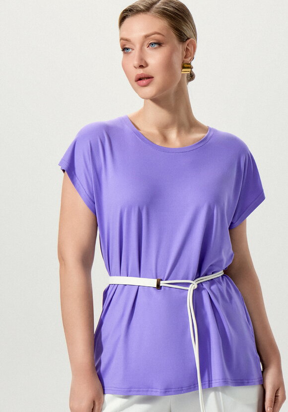 Блуза однотонная базовая без рукавов шир.  580, рис. 32