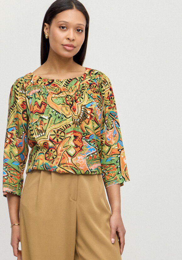 Блуза Мозайка нежности шир.  580, рис. 1