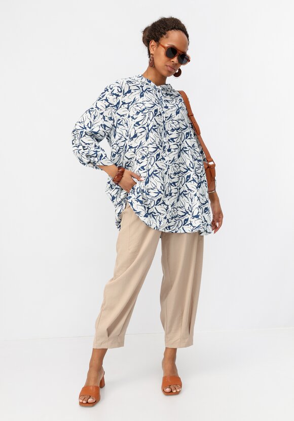 Туника А-силуэта свободного кроя шир.  580, рис. 15