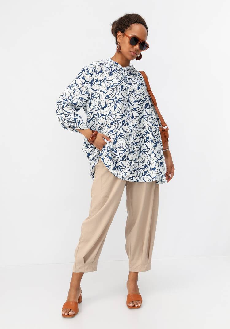 Туника А-силуэта свободного кроя шир.  750, рис. 15