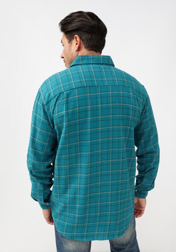 Фланелевая рубашка в клетку Готье шир.  580, рис. 3