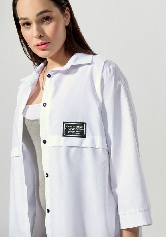 Рубашка с патами на рукаве Джоан шир.  580, рис. 1