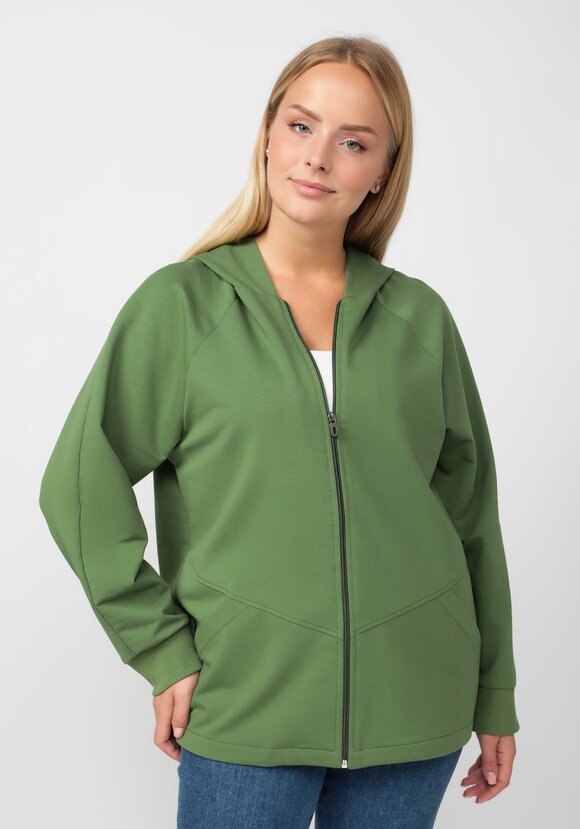 Худи на молнии с рукавом реглан шир.  580, рис. 27