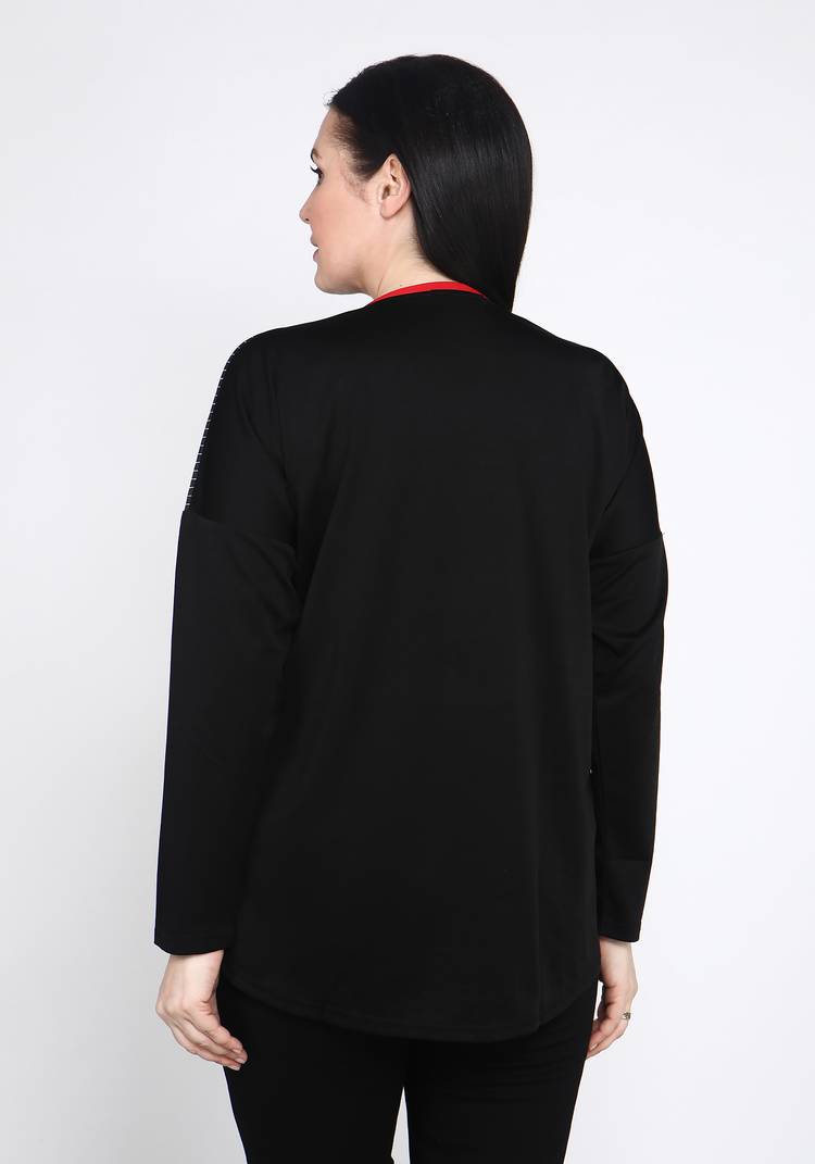 Блуза Грациозная дама шир.  750, рис. 4