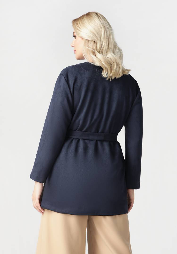 Жакет с карманами из эко-замши шир.  750, рис. 11