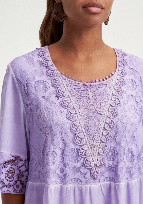 Туника ярусная кружевная шир.  580, рис. 14