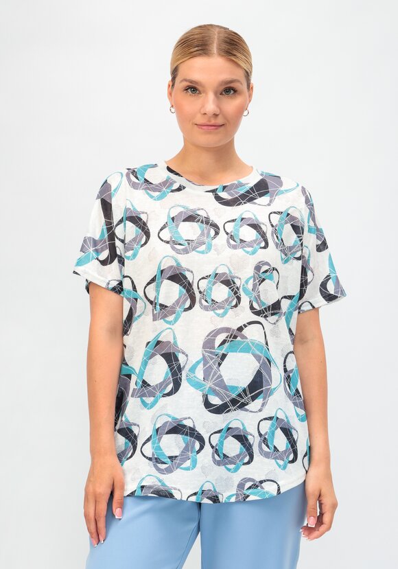 Футболка со стразами Фиби шир.  580, рис. 18