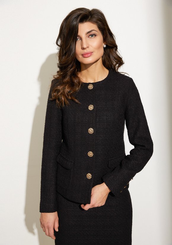 Жакет однобортный шир.  580, рис. 8