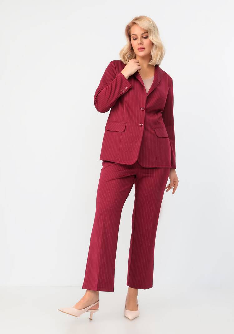 Пиджак однобортный в полоску шир.  750, рис. 10