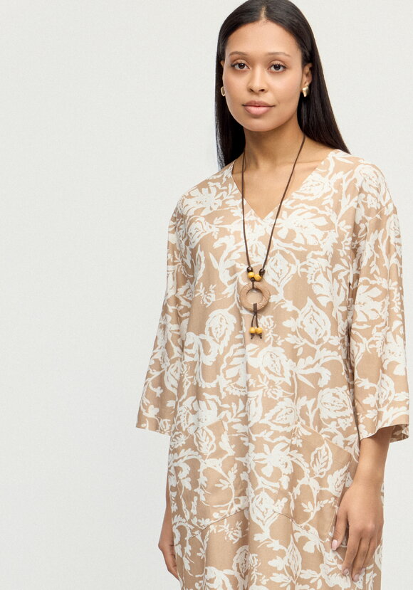 Платье изо льна Танцующая на ветру шир.  580, рис. 2