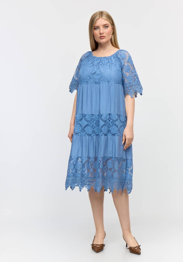 Платье кружевное Анна шир.  750, рис. 7