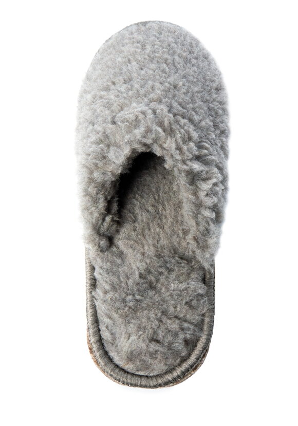 Тапочки из овечьей шeрсти шир.  580, рис. 4