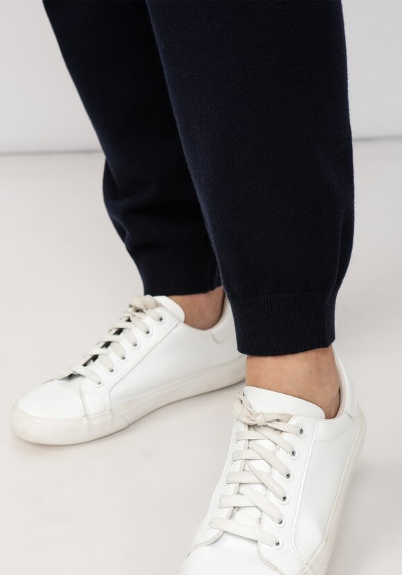 Брюки вязаные с высокой посадкой шир.  580, рис. 6