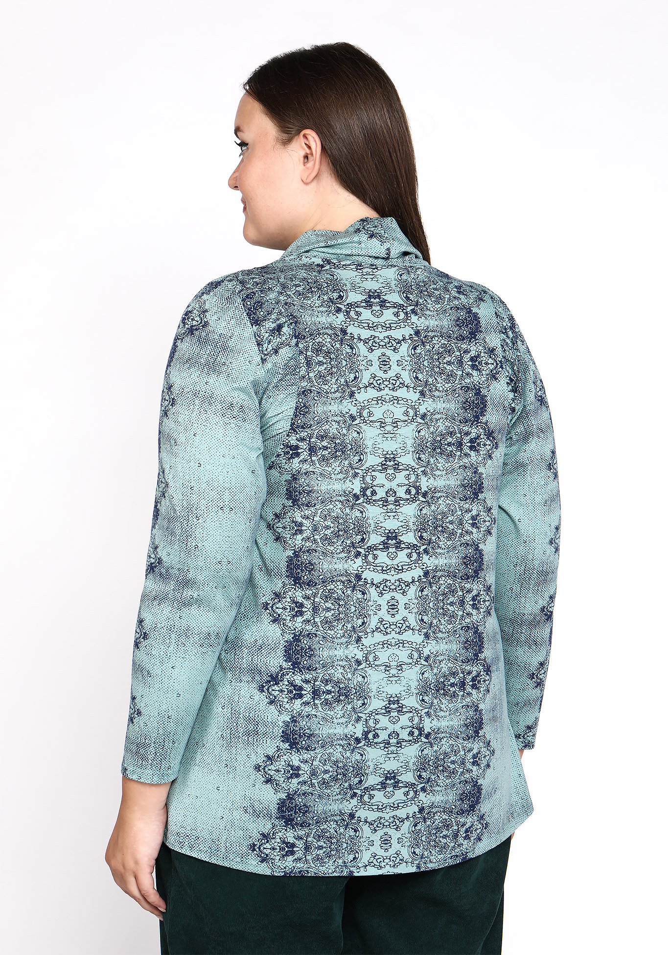 Блуза "Вечное сияние" GalaGrosso, размер 52, цвет пудровый - фото 5