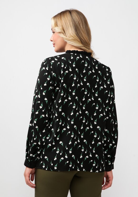 Блуза со съемным воротником на завязке шир.  580, рис. 11