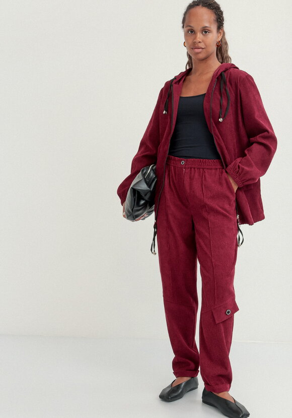 Брюки бананы вельветовые на резинке шир.  580, рис. 8