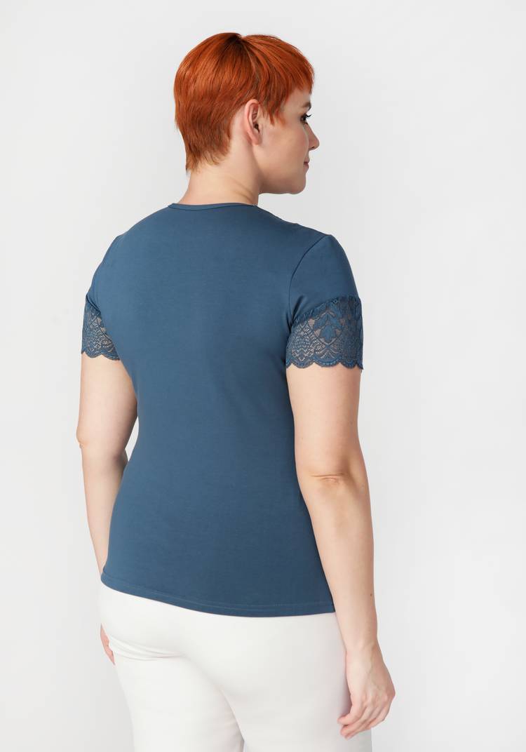 Майка женская с кружевом Радмила шир.  750, рис. 19