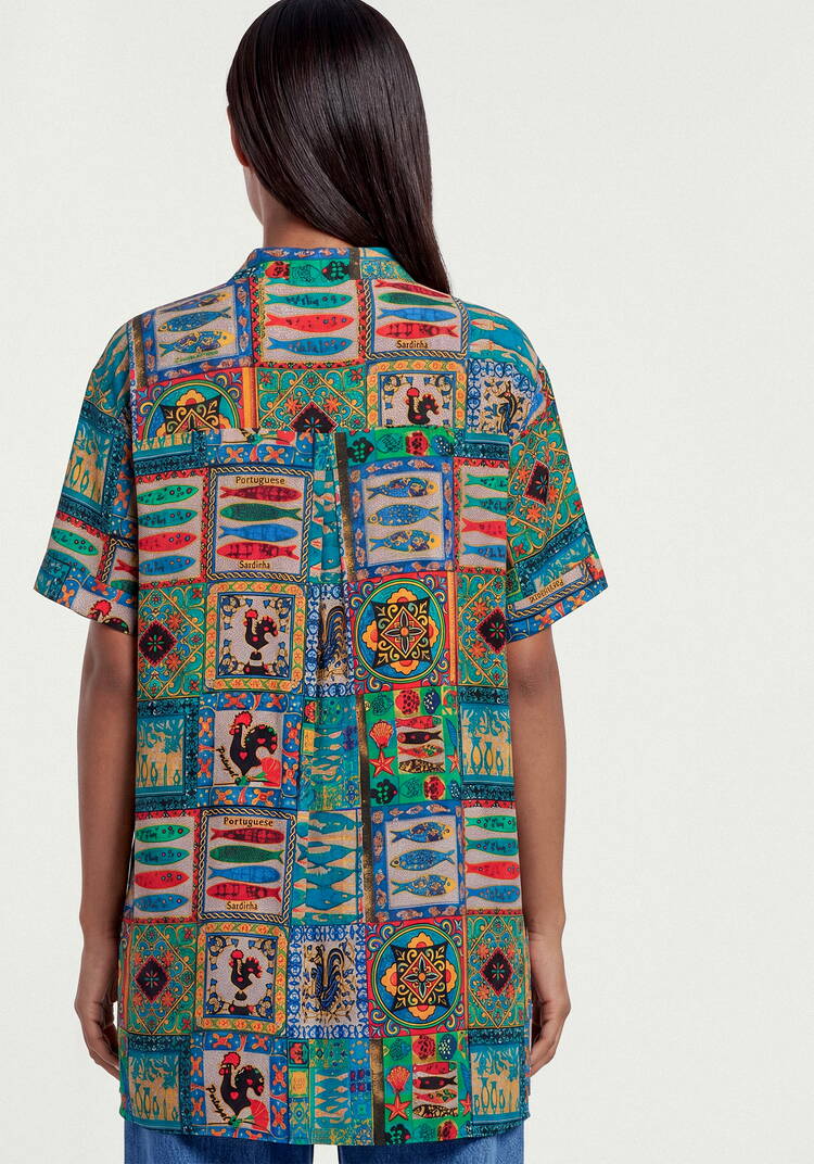 Блуза Этничекий бриз шир.  750, рис. 8