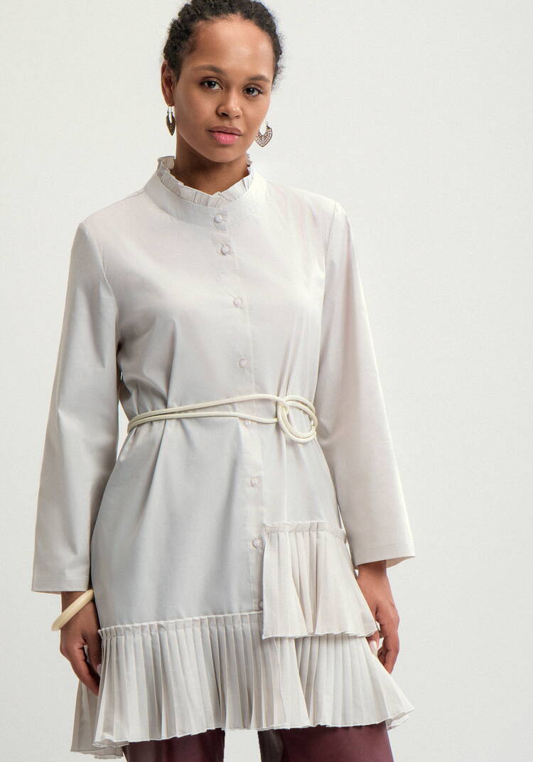 Туника с плиссированным воланом шир.  750, рис. 9