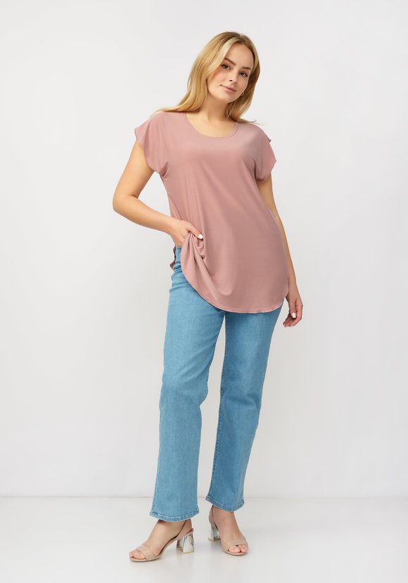 Футболка базовая с круглым вырезом шир.  580, рис. 2