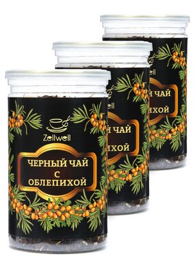 Черный чай, 2 шт. + 1 банка в подарок