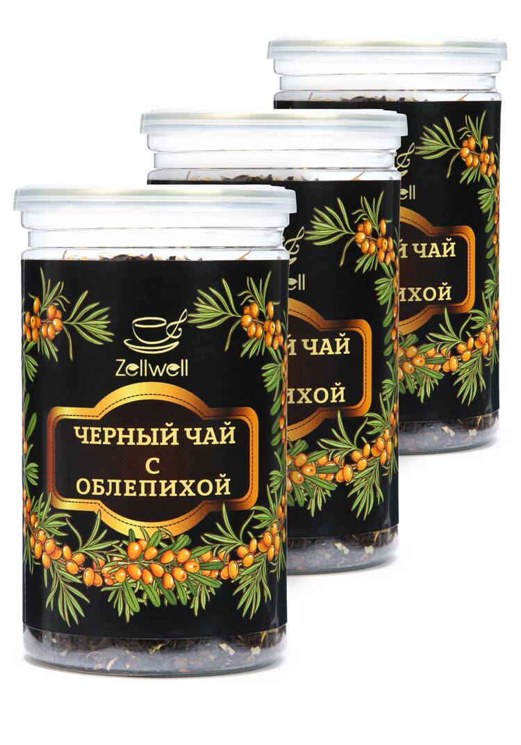 Черный чай, 2 шт. + 1 банка в подарок шир.  750, рис. 19