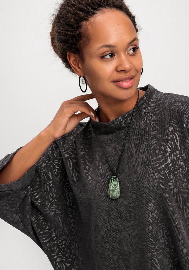 Блуза свободного кроя с рукавом 7/8 шир.  750, рис. 16