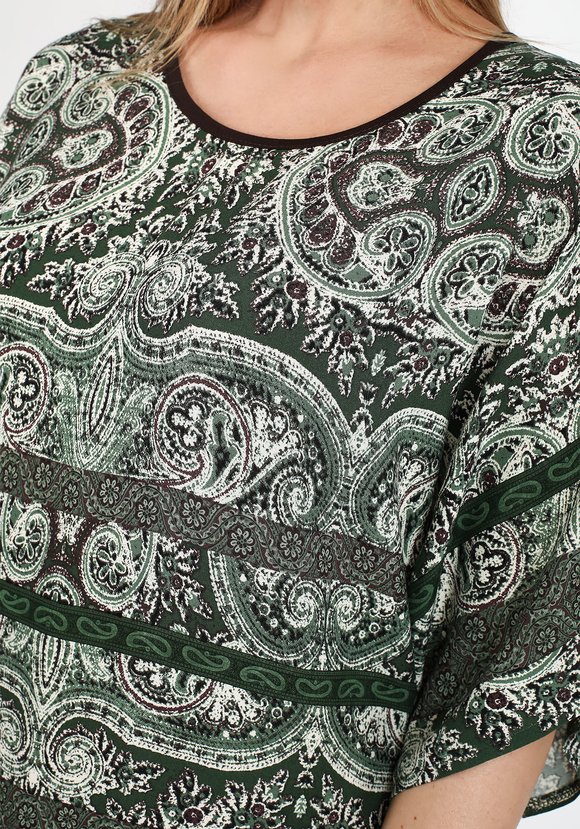 Платье Стильный узор шир.  580, рис. 4