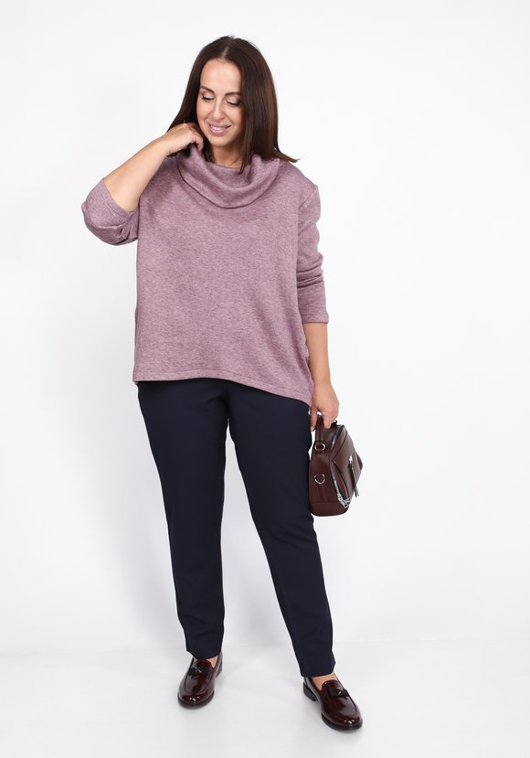 Джемпер с горловиной хомут шир.  580, рис. 12