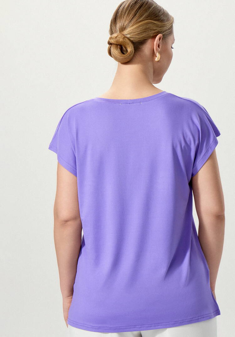 Блуза однотонная базовая без рукавов шир.  750, рис. 34