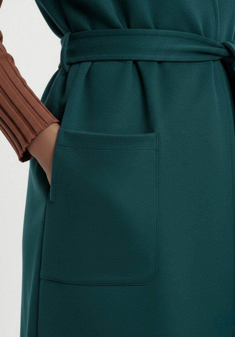 Жилет на запах со спущенным плечом шир.  750, рис. 24