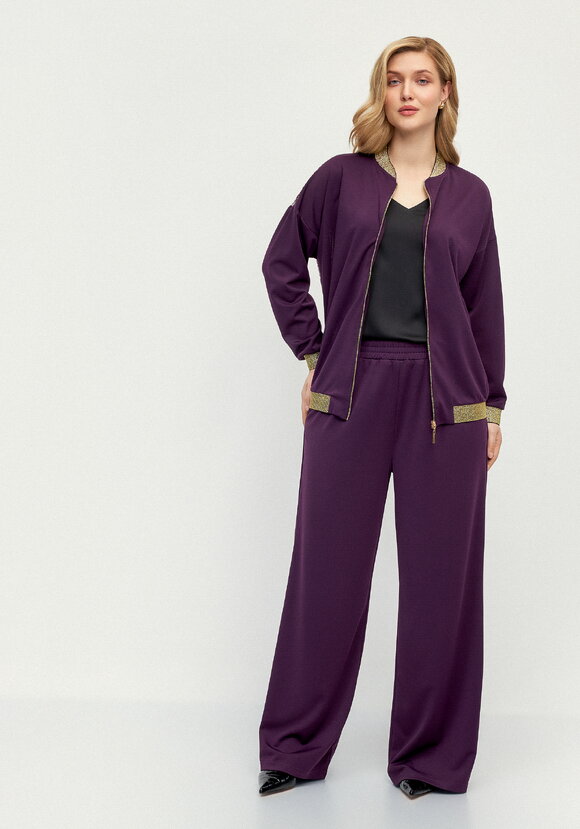 Брюки широкие трикотажные шир.  580, рис. 32