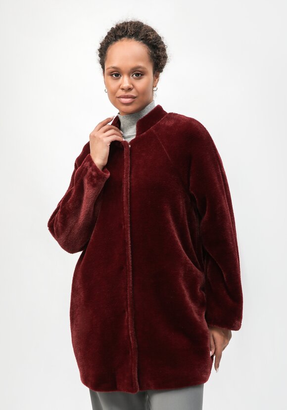 Полупальто с воротом стойка шир.  580, рис. 15