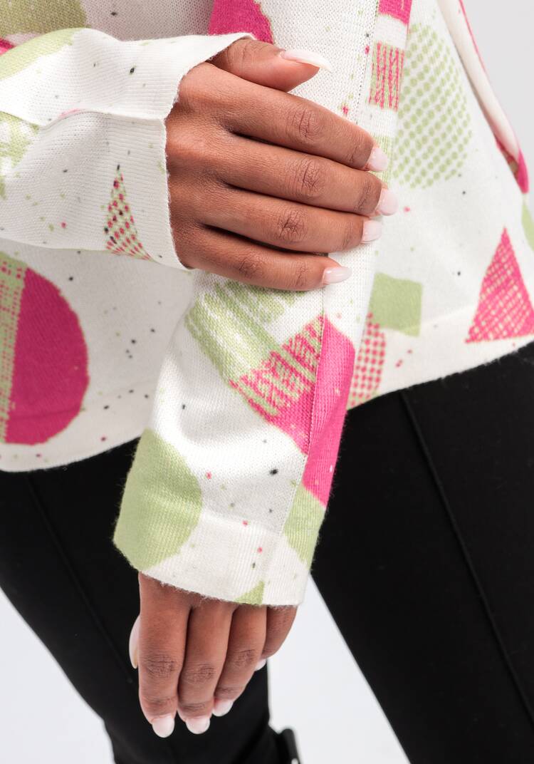 Джемпер с рисунком и стразами шир.  750, рис. 18