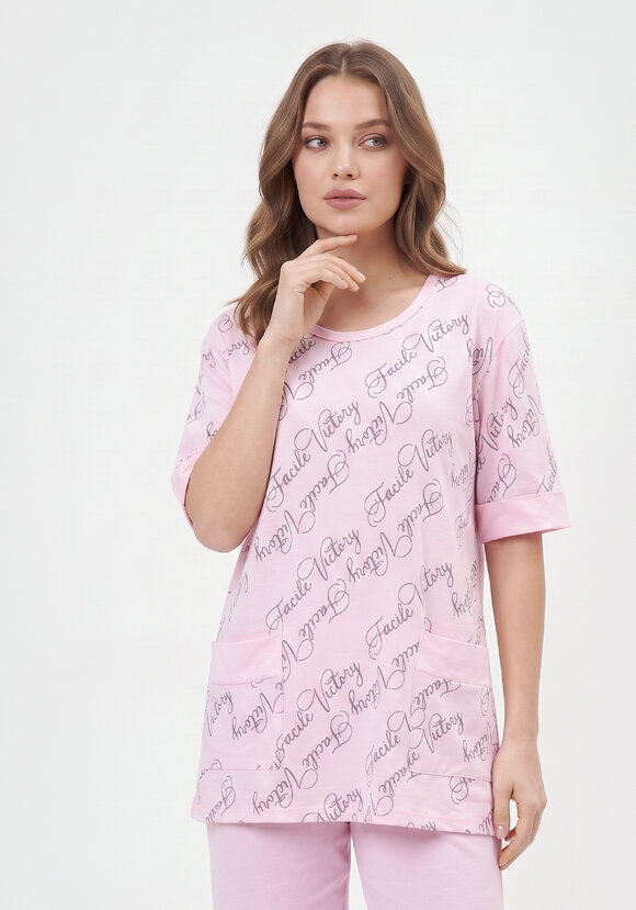 Домашний костюм Комфортный стиль шир.  580, рис. 8