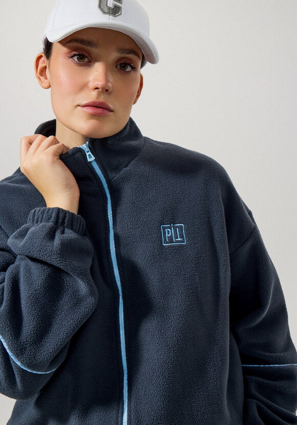 Толстовка из флиса с контрастной молнией шир.  580, рис. 16