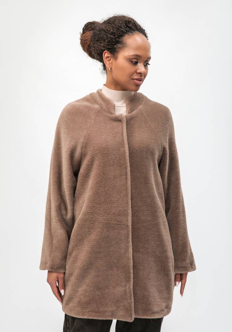 Полупальто с воротом стойка шир.  750, рис. 8