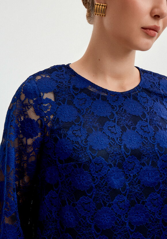 Туника из кружева с топом шир.  580, рис. 22