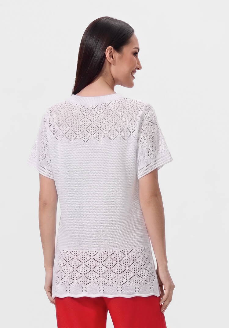 Блуза ажурная Варвара шир.  750, рис. 3
