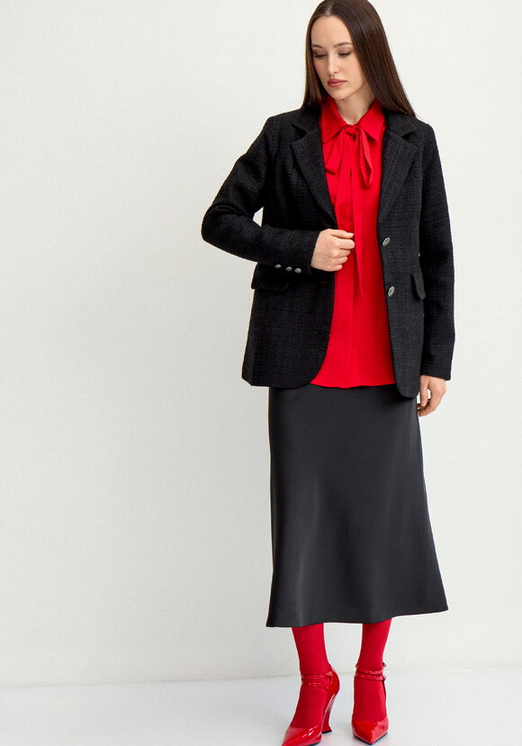 Юбка шелковая А-образного кроя шир.  580, рис. 13