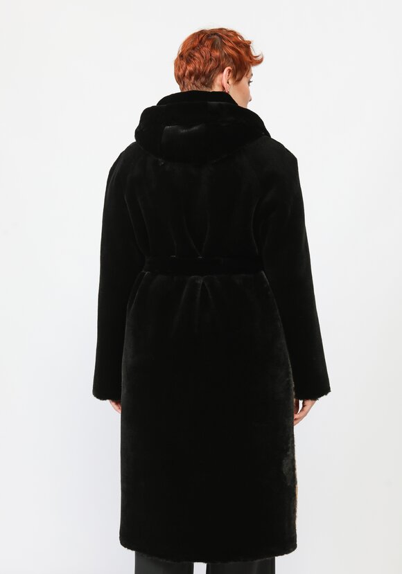 Двусторонняя искусственная шуба на поясе шир.  580, рис. 3