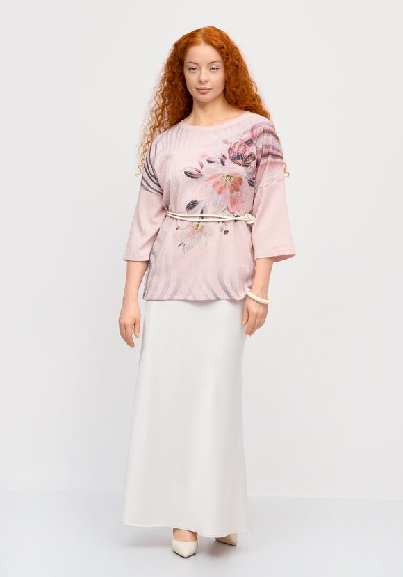 Блуза с принтом Миланика шир.  580, рис. 2