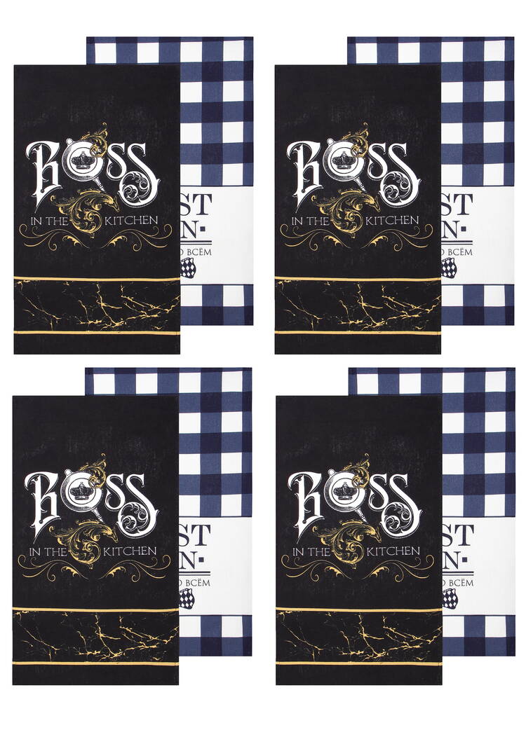 Полотенца из рогожки Главный на кухне, 8 шт шир.  750, рис. 7