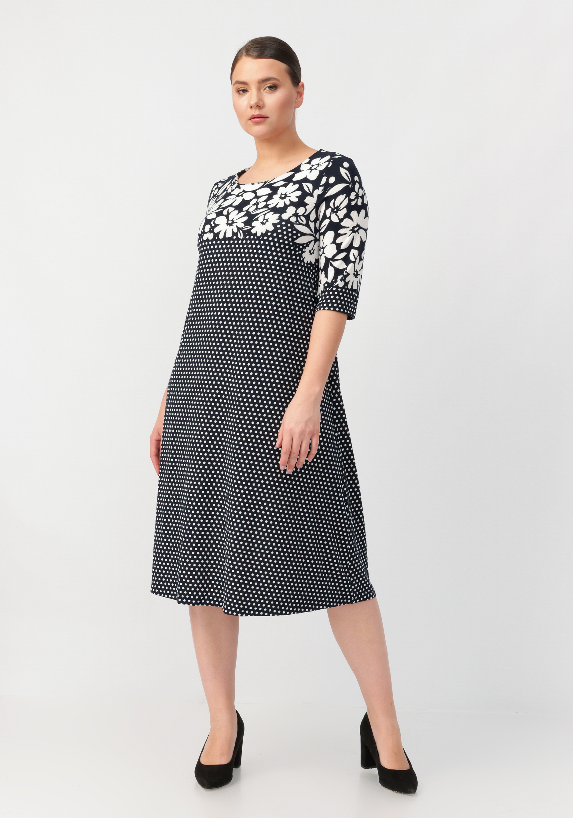 Платье quotГорох quot с принтом 2499₽