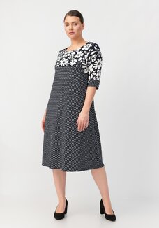 Платье Горох с принтом