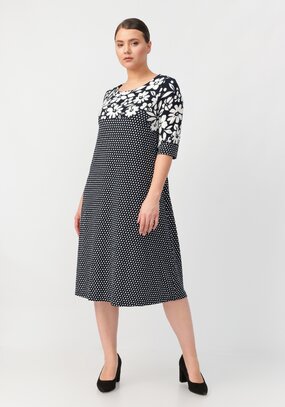 Платье Горох с принтом