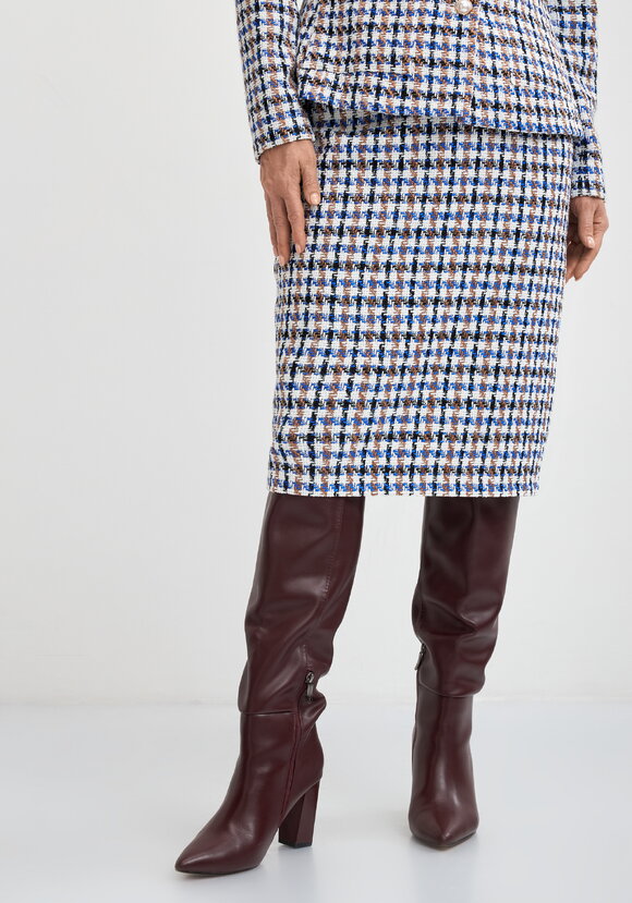 Юбка в клетку из твида Кэмерон шир.  580, рис. 2
