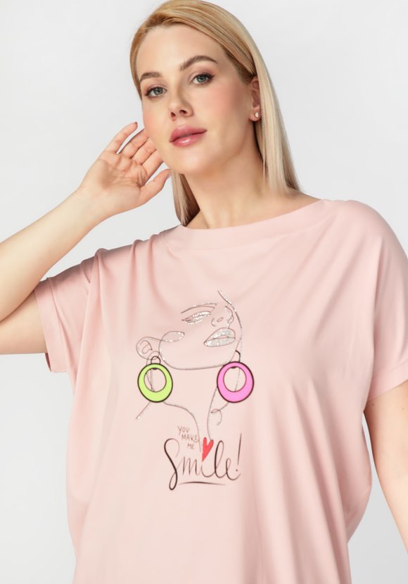 Футболка женская Виолетта шир.  580, рис. 10