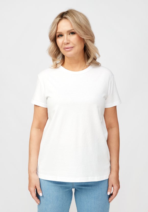 Футболка женская свободного кроя шир.  580, рис. 16